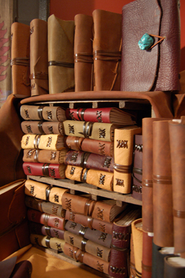 handmade leather bound journals